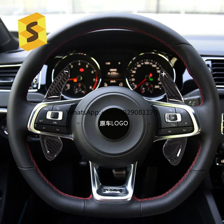 Carbon Fiber Steering Wheel Shift Paddle For Volkswagen Golf 7 Carbon Car Accsori