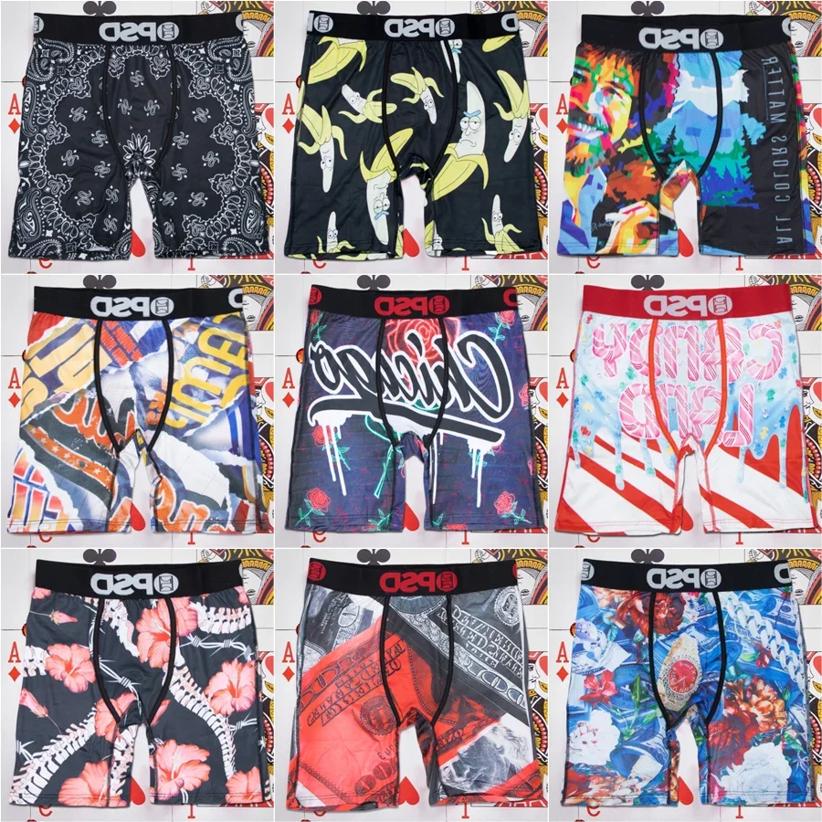 

Сексуальное мужское нижнее белье, боксеры, модный принт, мужские боксеры, дышащие мужские трусы, нижнее белье, бриллианты