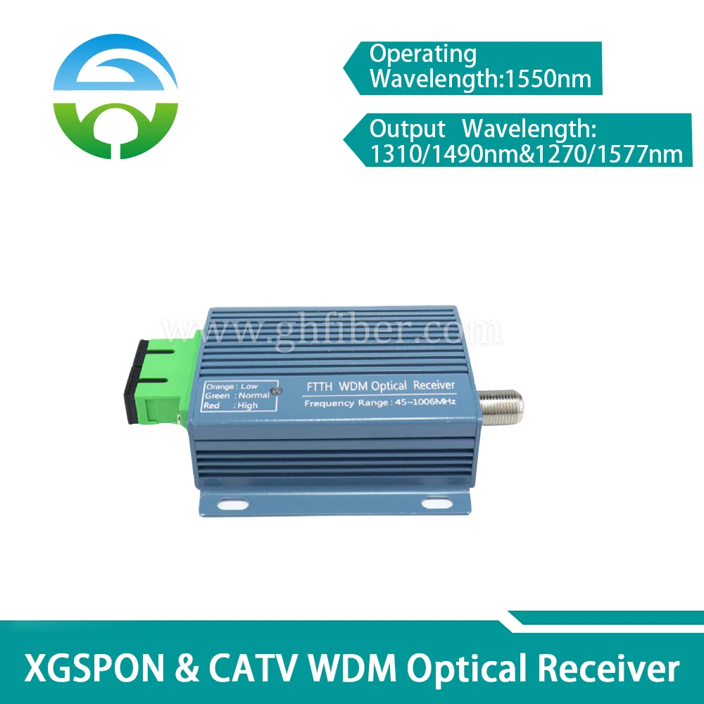 XGSPON&CATV WDM Optical Receiver Active Triplexer Minimode 1270/1577nm