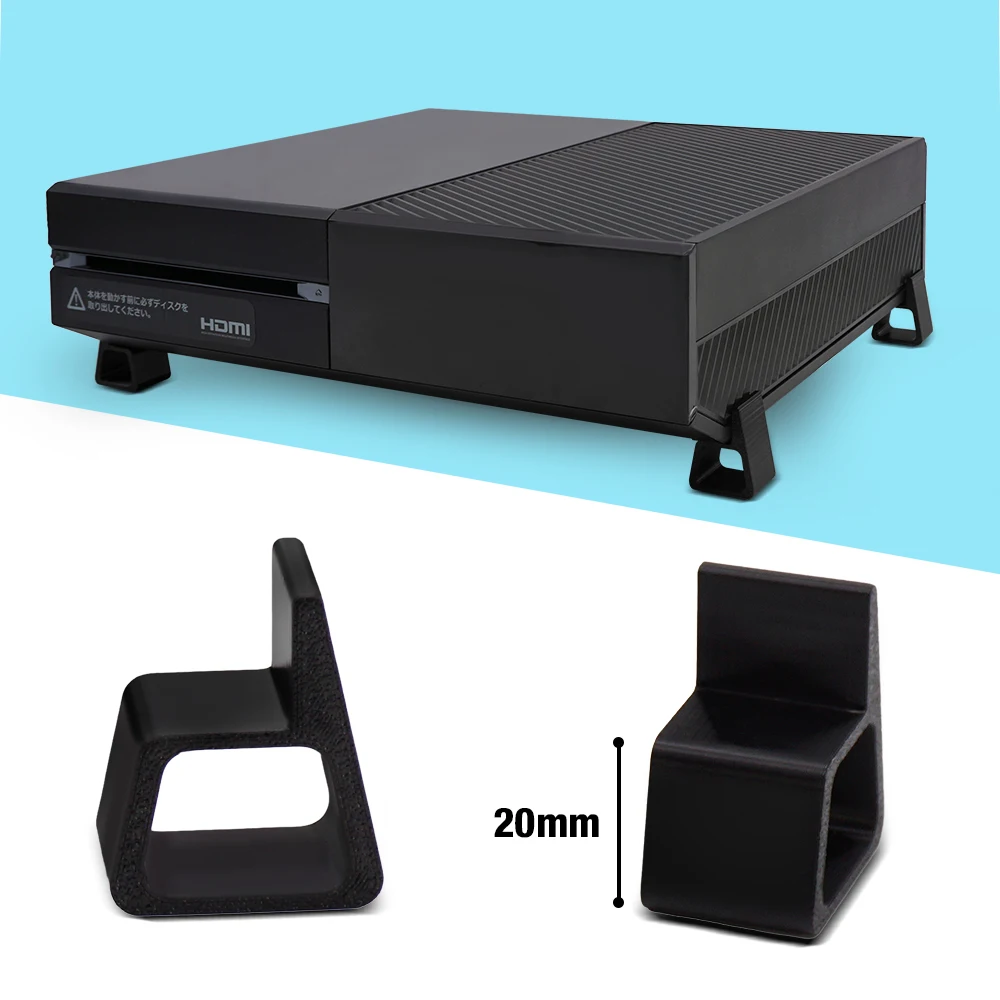 BitFunx Piedini stampati in 3D Staffa di raffreddamento con supporto orizzontale per console di gioco XBOX One /XBOX One S / XBOX One X