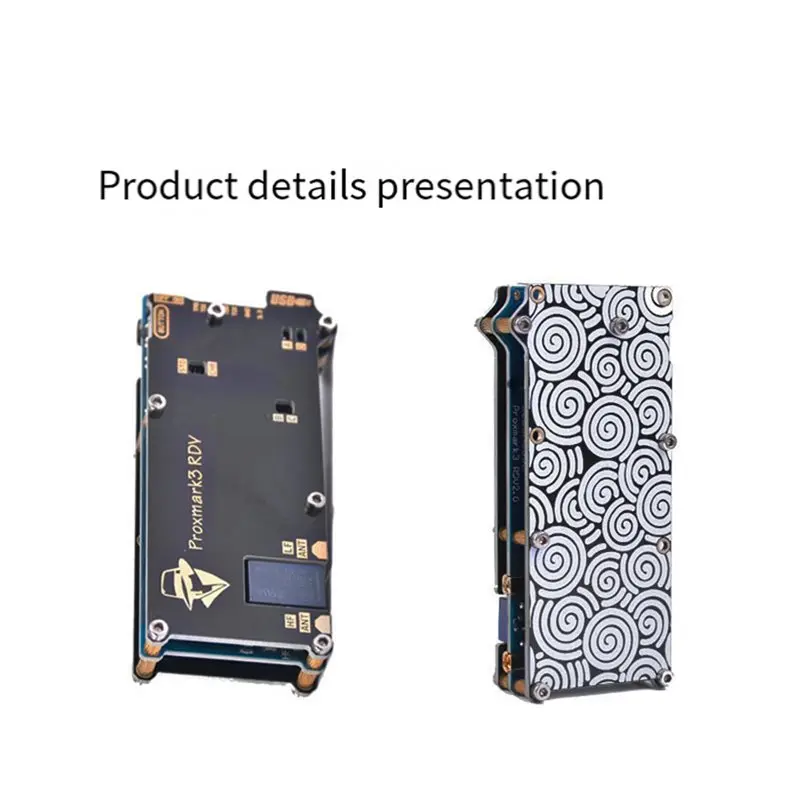 التكنولوجيا الجديدة PM3 DEV Proxmark3 ترقية 512K RDV2 الذاكرة NFC قارئ استنساخ RFID IC ID M1 مجموعة كاتب البطاقات Proxmark 3