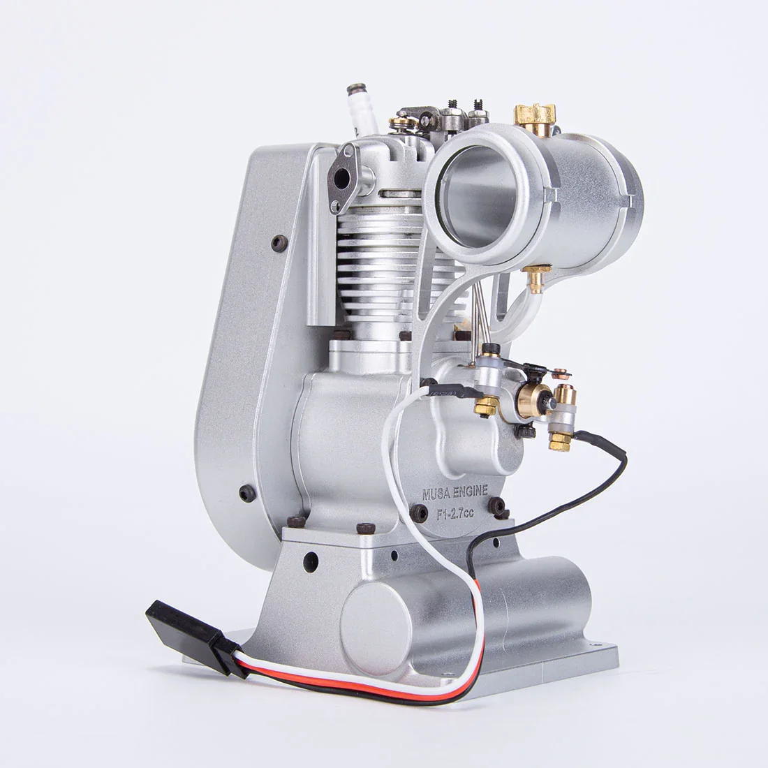 2026 Hot MUSA F1-2.7cc Mini OHV Vertical Single-Cylinder Four-Stroke Air Cooled Engine Internal Combustion Engine Model Crafts