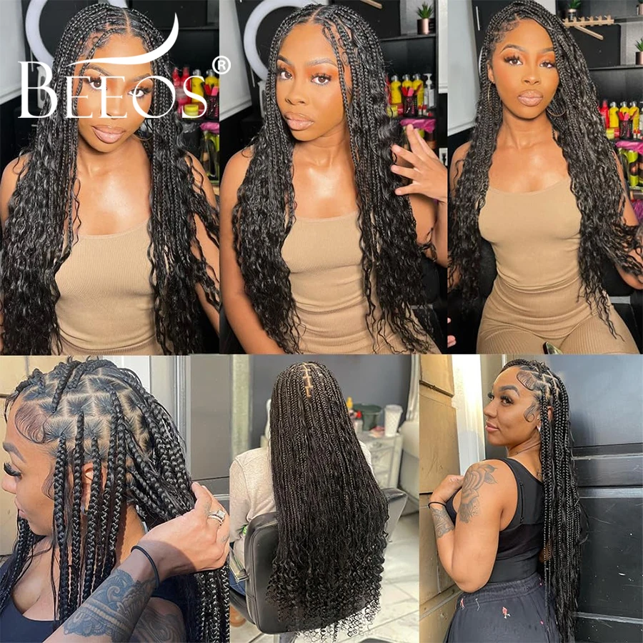 الشعر السائبة لتضفير مجعد لا لحمة عذراء موجة عميقة بوهو الضفائر شعر مستعار بشري 100 جرام حزم الشعر السائبة الشعر البشري السائبة