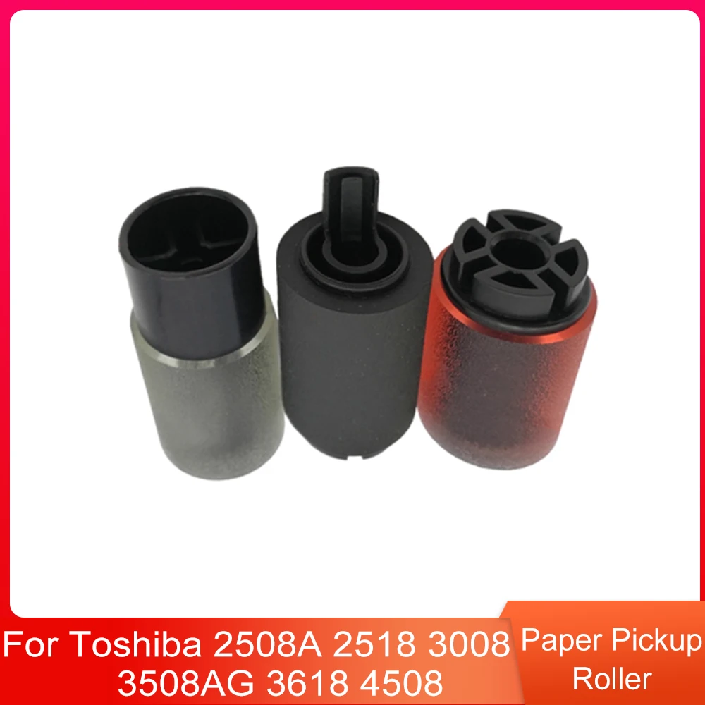 

1Set3PCS Original Paper Pickup Roller for Toshiba 2508A 2518 3008 3508AG 3618 4508 Separation Roller