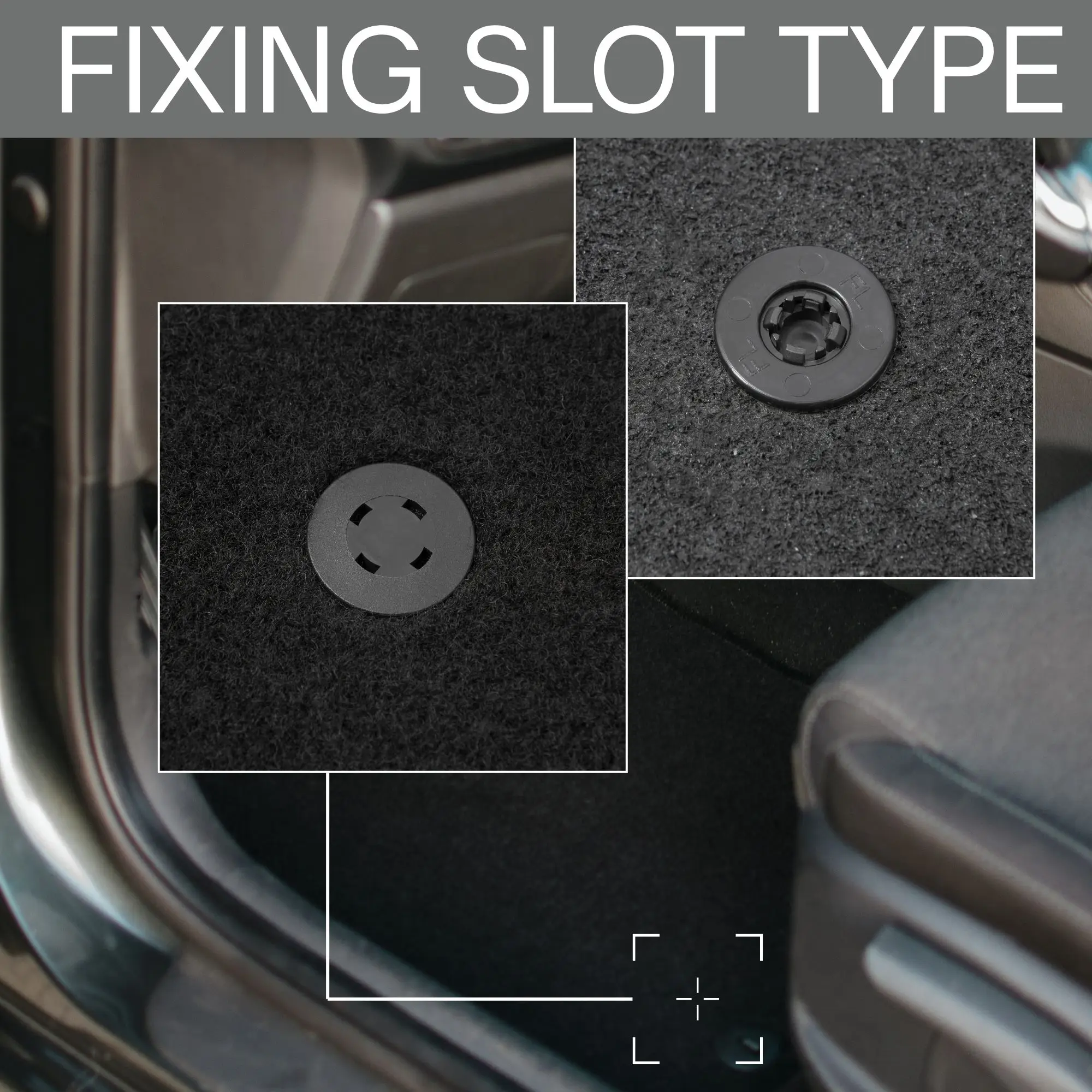 Картина 5: Автомобильные велюровые коврики передние для Alfa Romeo 159, седан, универсал, Sportwagon (2006-2011) -Черный (2 шт)