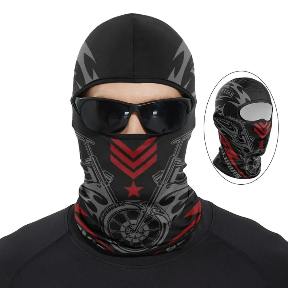 Funny Ape Mouth Skull Motorcycle Balaclava Lightweight Breathable Cycling Full Face Mask Windproof Portable Riding Headwear