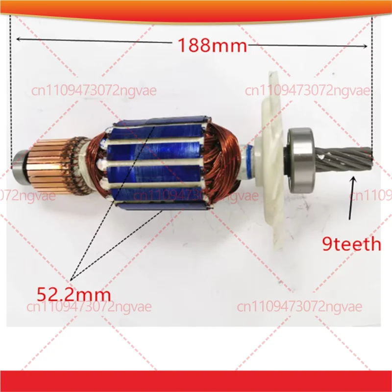 For Dewalt DW713 Rotor 9-Teeth 220-230V 623917-00 Power Tool Accessories