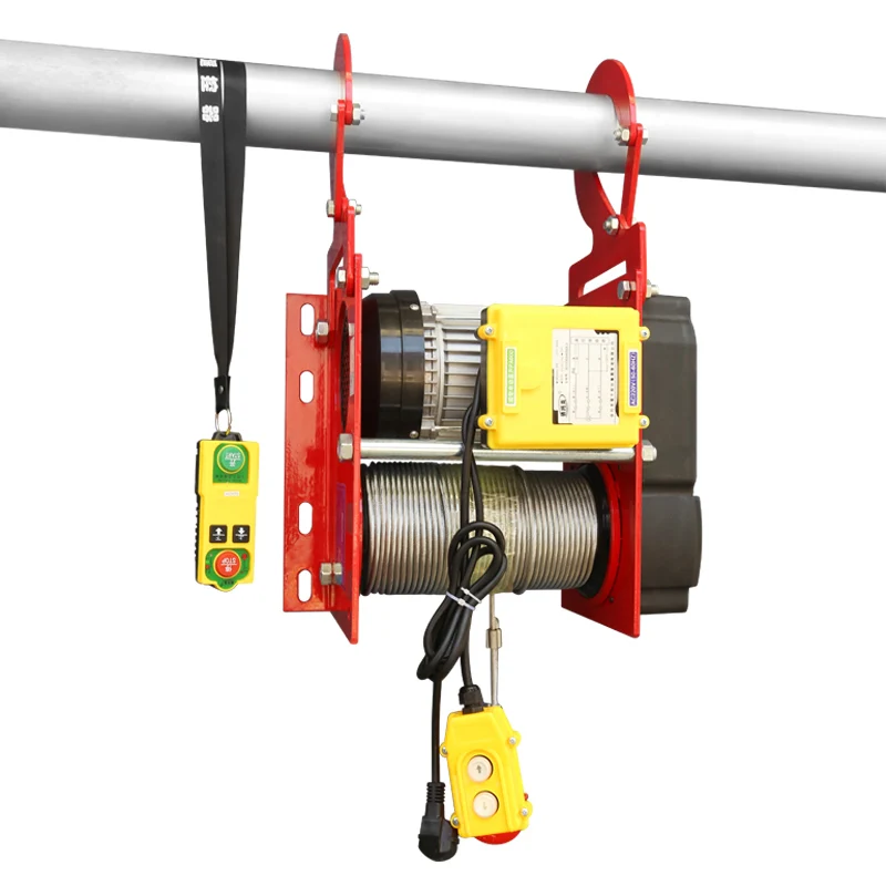 Hoist Small crane Household lift Hoist Suspension electric hoist 220v1 ton remote control