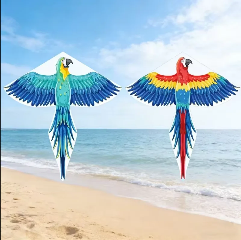 Parrot kites flying outdoor toys for adults kites sports kites wheel snake kites string line professional wind kites fabric