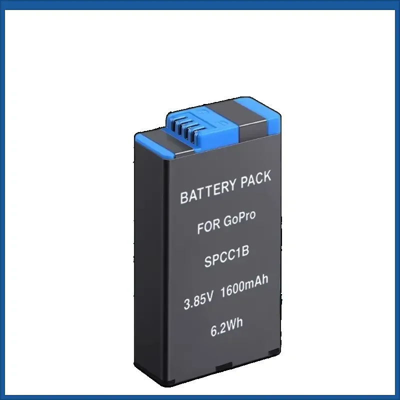 2pcs 1600mah Long-life Batteries and 3-slot USB Battery Charger Kit for Gopro Max Panoramic Action Camera