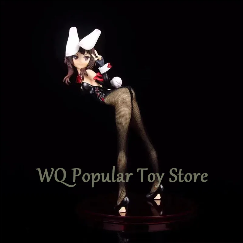 33cm Konosuba Megumin Anime Figure Bunny Girl Figures Sexy Girl PVC Statue Collection Room Desktop Decoration Ornament Toy Gifts