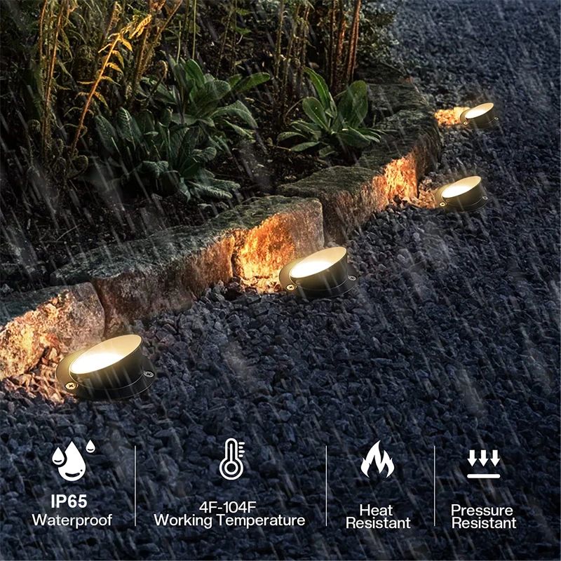 Nice Landscape Light 10W LED In-Ground Light Waterproof IP65 Warm White Outdoor Spotlight For Path Garden Yard Fence Deck Tree S