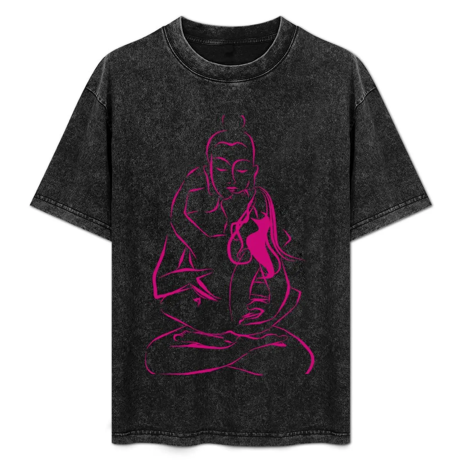 

Tantra Buddha - Combining sexuality and spirituality T-Shirt Classic Print Short Sleeve Shirt