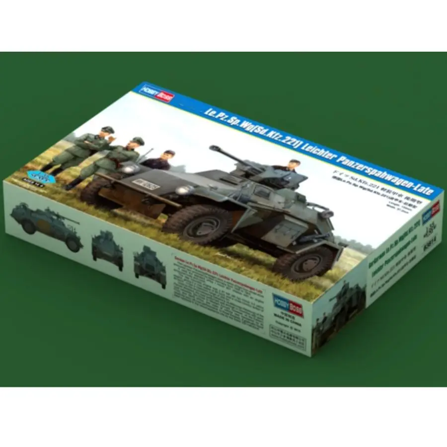 Hobbyboss 83814 1/35 Sd.Kfz.221 Leichter Panzerspahwagen Late Model Kit Hot