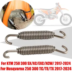 Exhaust Pipe Spring Tailpipe Retaining Springs For KTM 250 300 EXC SX XC XCW TPI For Husqvarna TC TE TEI TX TXI 2017 - 2023 2024