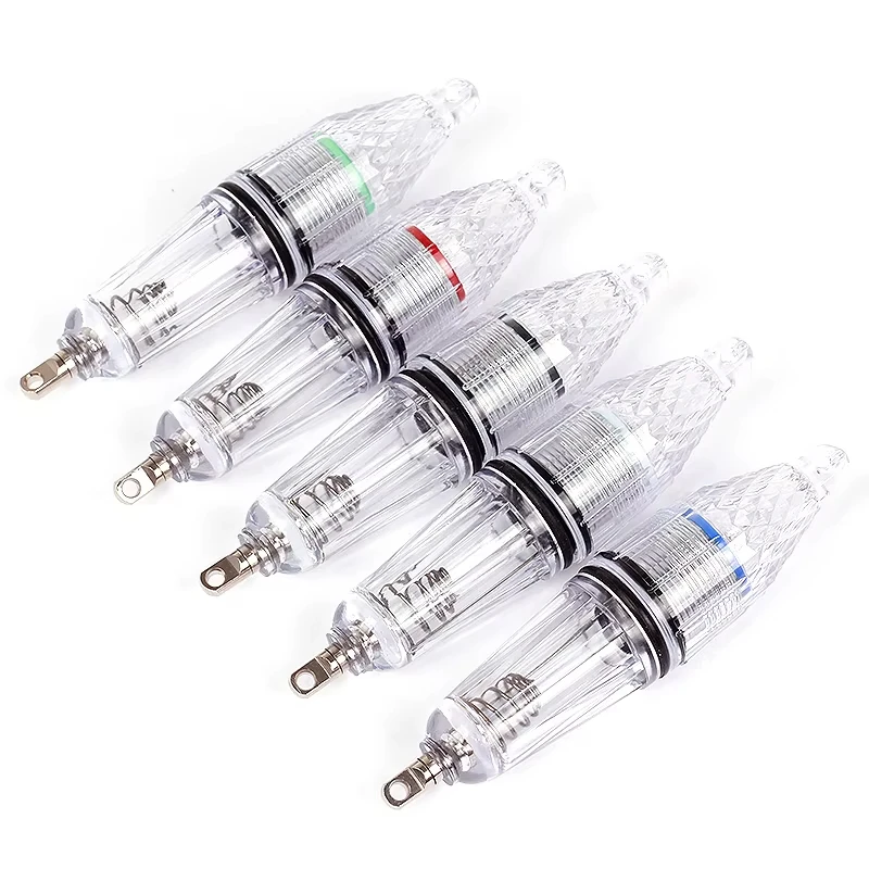 1 set of battery free LED energy-saving fish lure light boat for sea fishing, freshwater shrimp cage, night fishing light image 2