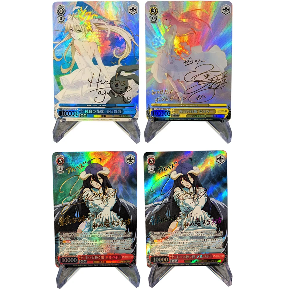 

DARLING in the FRANXX Zero Two Anime Ws Collection Cards Kasugano Sora Signature Card Gilding Refractive Color Flash UV Texture