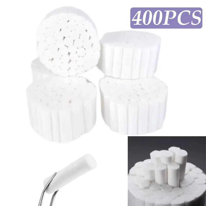 

200Pcs/4Rolls Dental Cotton Roll Dentist Material Teeth Whitening Product Surgical Cotton Rolls High Absorbent 10*38Mm