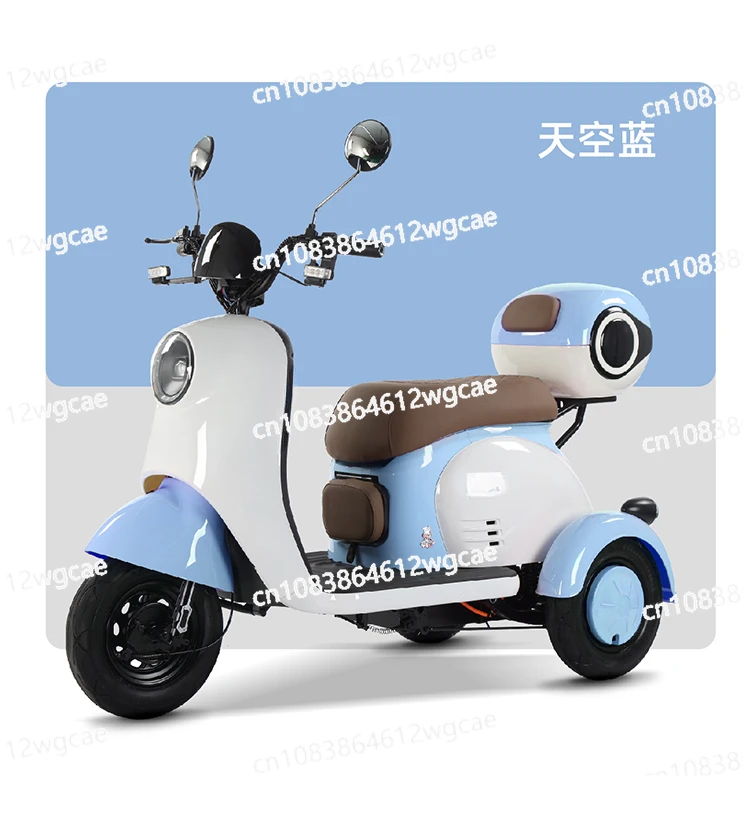 

Electric tricycle bicycle household small lady elderly pick-up child scooter battery car