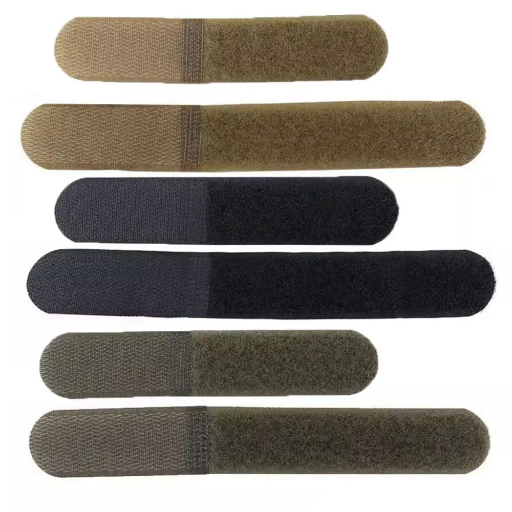 5Pcs 120/160mm Nylon Straps Hook Loop Fastener Fix Cord Cable Ties Buckle Webbing Hook Loop Straps Outdoor Tool Accessories