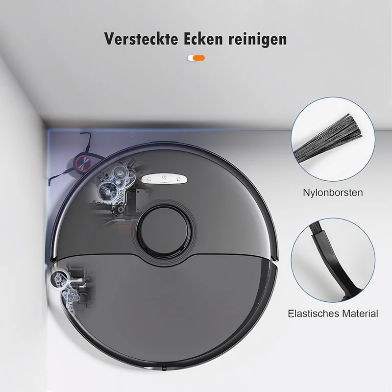 X17A 2025 NEW-Accessories For Roborock S8 Maxv Ultra Robot Vacuum Spare Parts Main Side Brushes Mop Cloths HEPA Filters Dust Bag