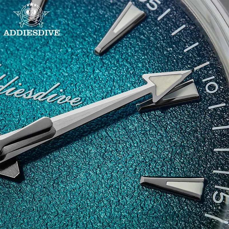 ADDIESDIVE nuevo reloj automático para hombre de Color degradado de acero inoxidable espejo de burbuja de cristal relojes mecánicos superluminosos para hombre