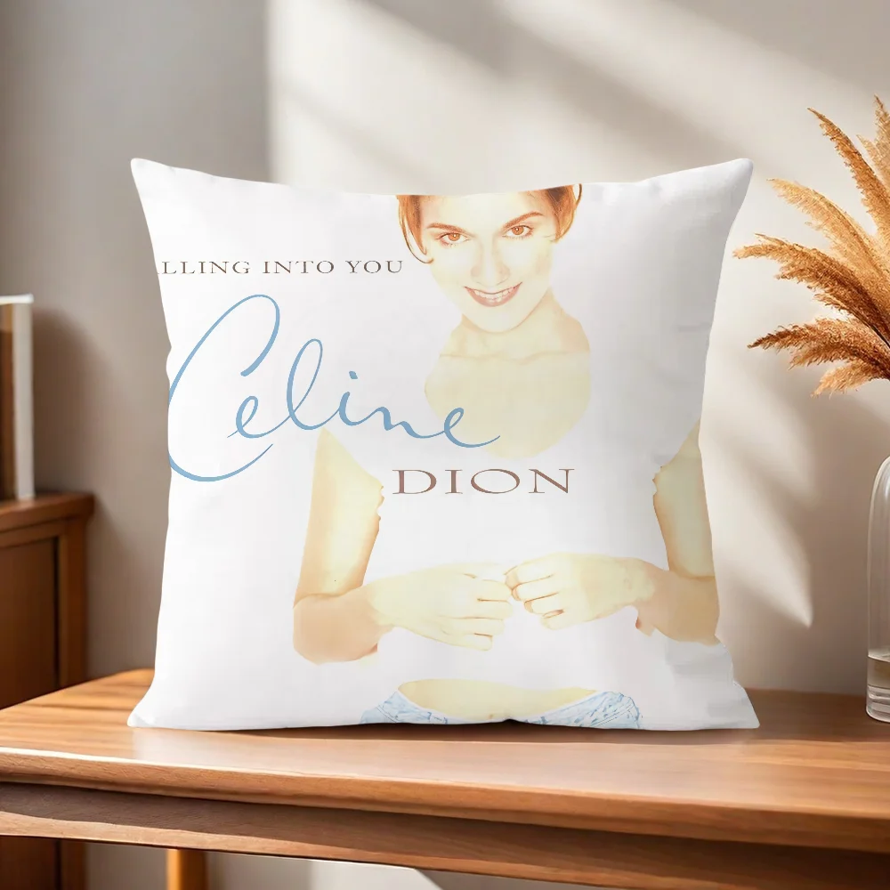 C-Celine D-Dion Kissenbezug Kissenhülle für Zuhause, Sofa, Wohnzimmer, Büro, Café, Auto. – Detail 7
