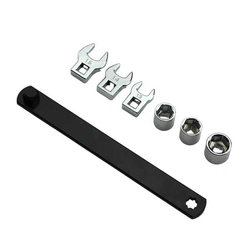 New 8-Piece Set Of Idler Pulley Adjustment Wrench, Belt Tension Adjustment Rod Tool, Extension Wrench, Workshop Tool