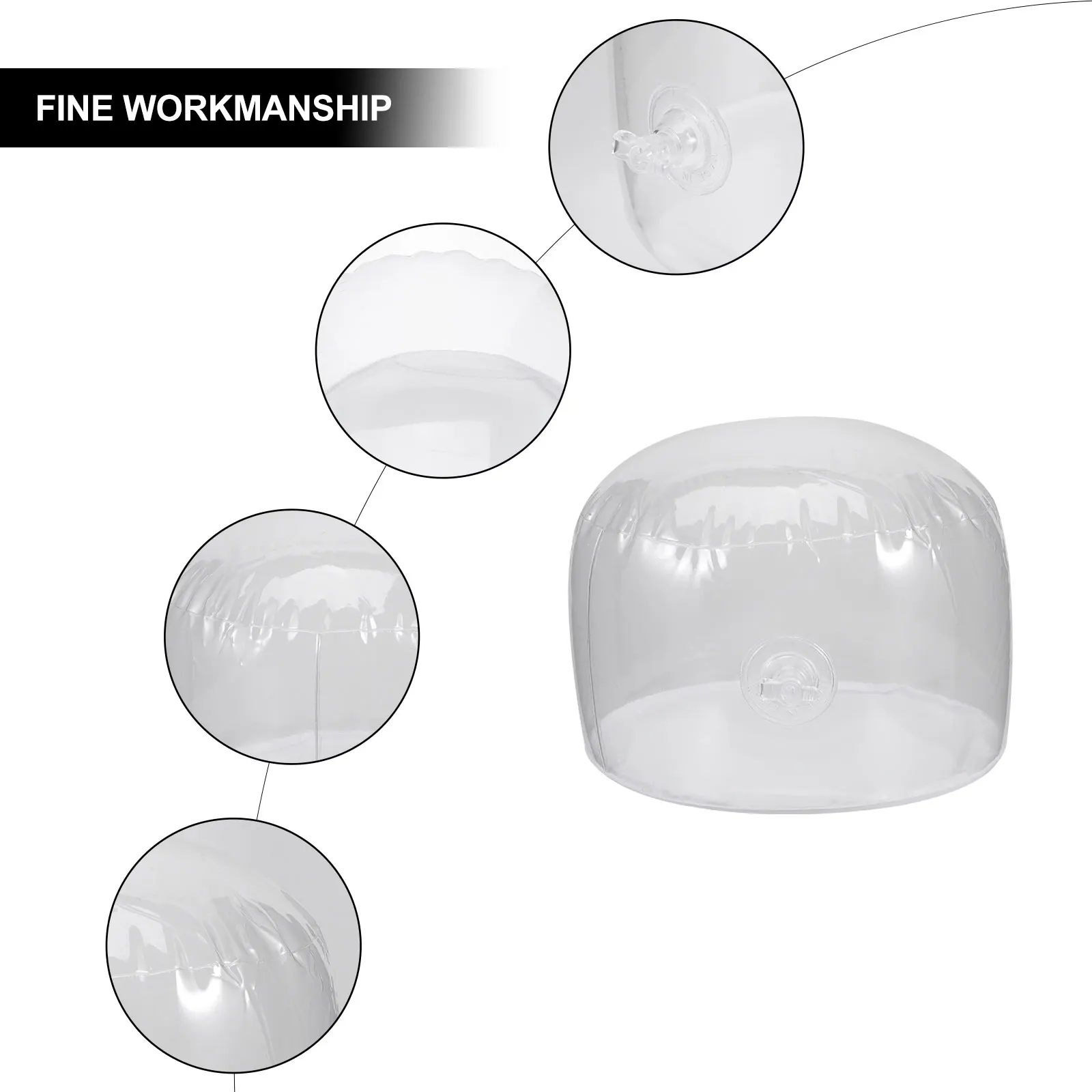 

Inflatable Hat Holders Plastic Cap Supports for Baseball Hats PVC Rack Stand Travel Storage Display Holder