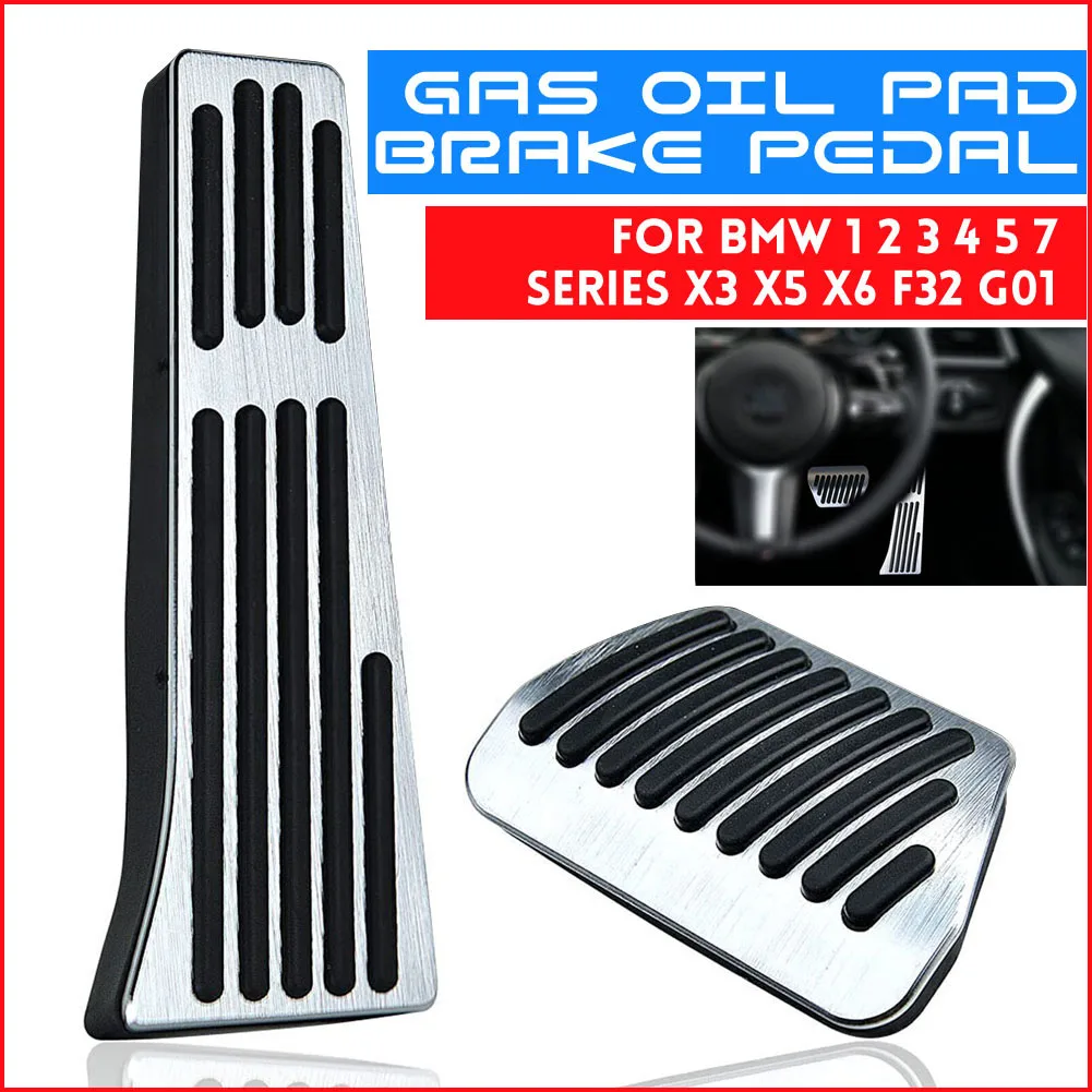 

Anti-Slip Foot Pedal Pads Brake and Gas Accelerator Pedal Covers For BMW 1 2 3 4 5 6 7 Series X3 X4 X5 X6 X7 F15 F16 F30 G11 G20