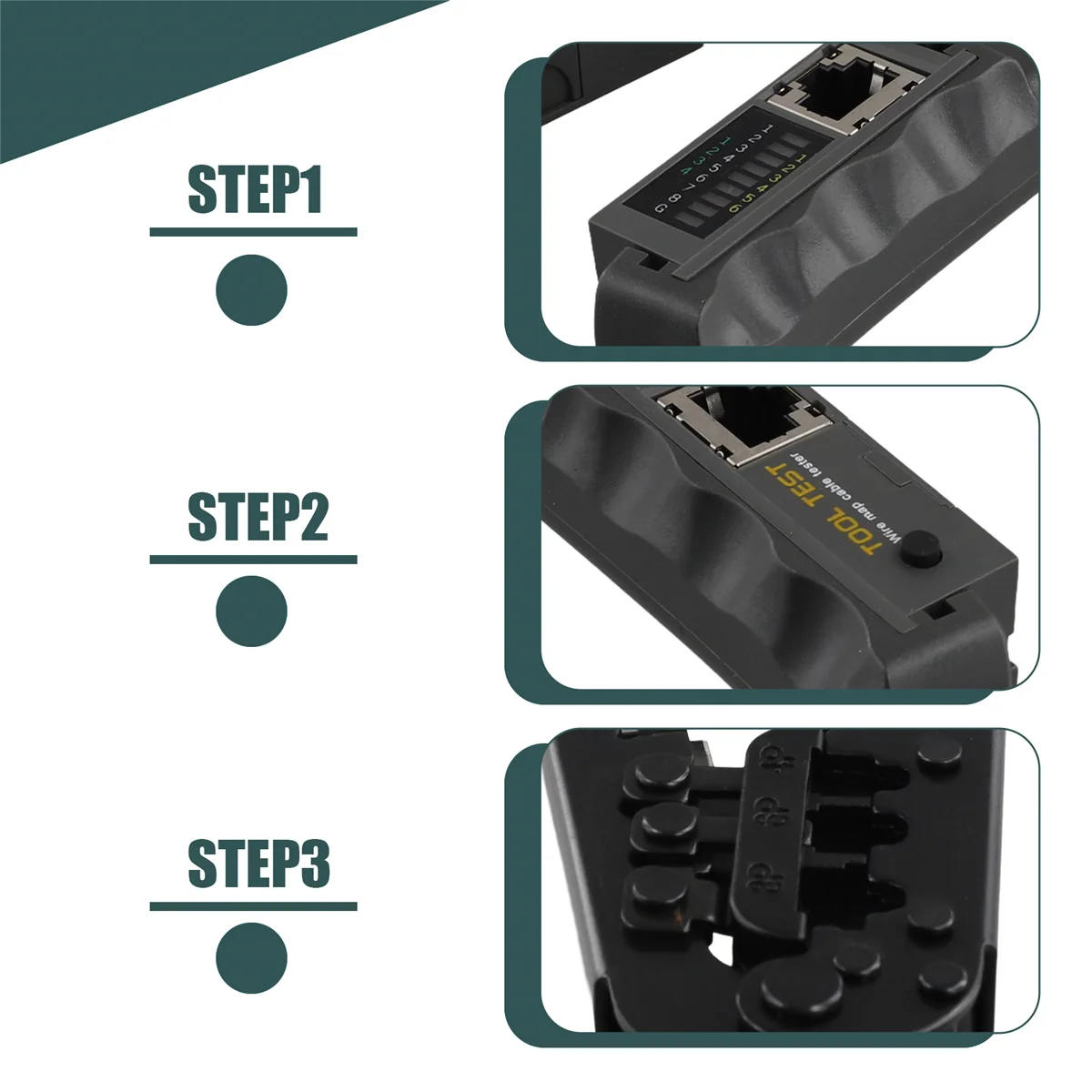 

RJ45 Crimper Network Lan Cable Tester Cutting Tool for Cat7 Cat6 Cat5 RJ11 RJ12 RJ45 Crimper Metal Clip Z