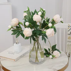 New Artificial Peonies Silk Flowers Hydrangeas for Wedding Bridal Home Décor Beautiful Floral Centerpiece Arrangement Decoration