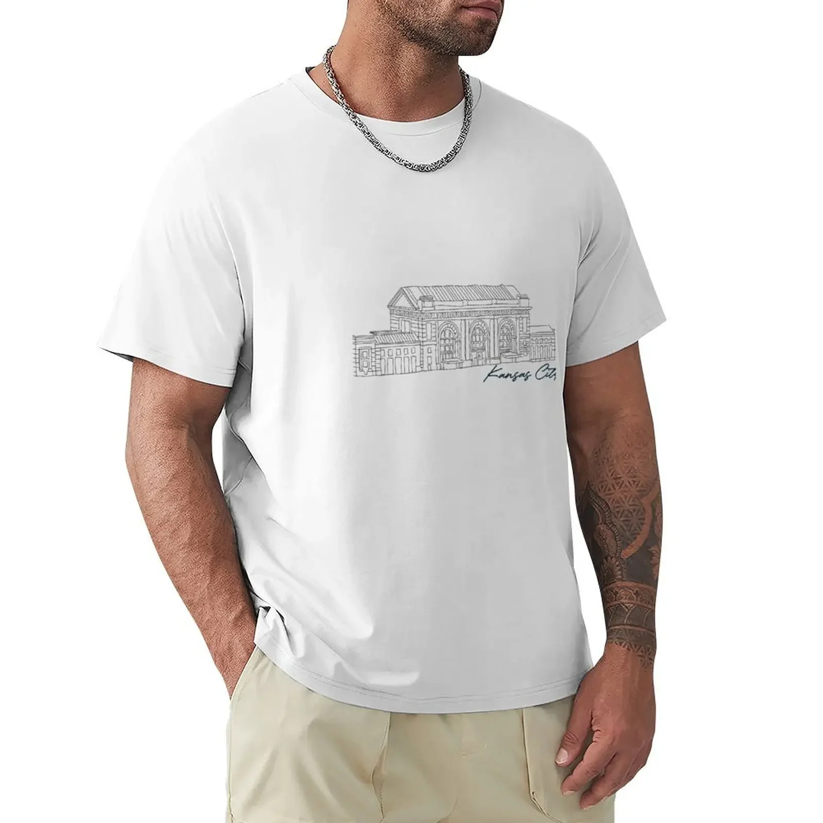 Union Station - Kansas City T-Shirt cute tops tops sweat graphics vintage t shirt men