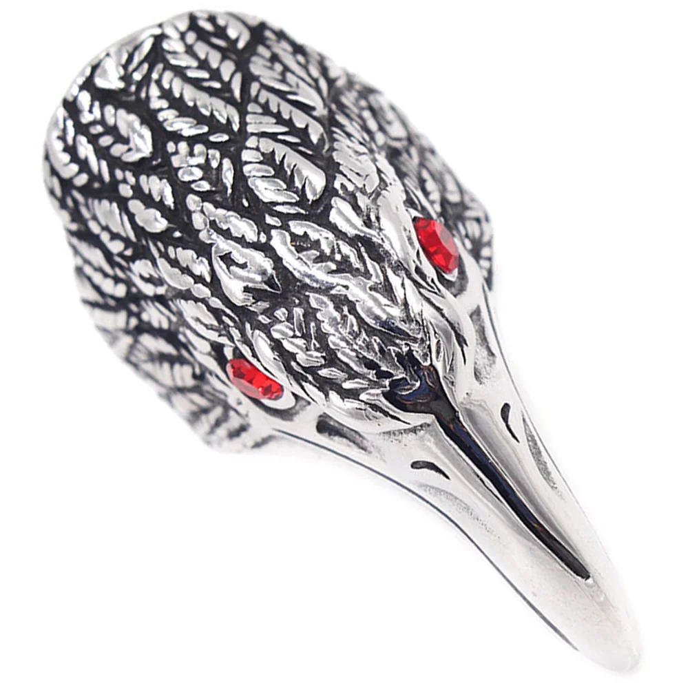 

Mens Eagle Ring Unique Style Comfortable Wear Long Term Fashionable Rings Retro Color Design Male Jewelry Gift Choice