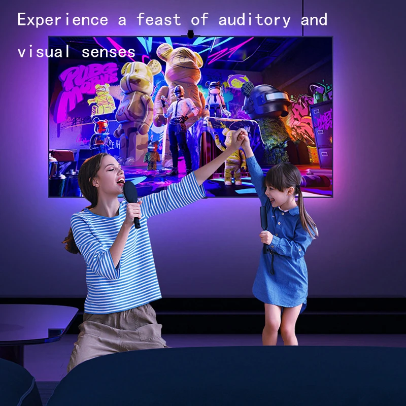 RGB PC/TV Atmosphere Light Strip Bluetooth APP Remote Control Music Sync TV LED Backlight USB Lamp Tape Room Decor Game Lights