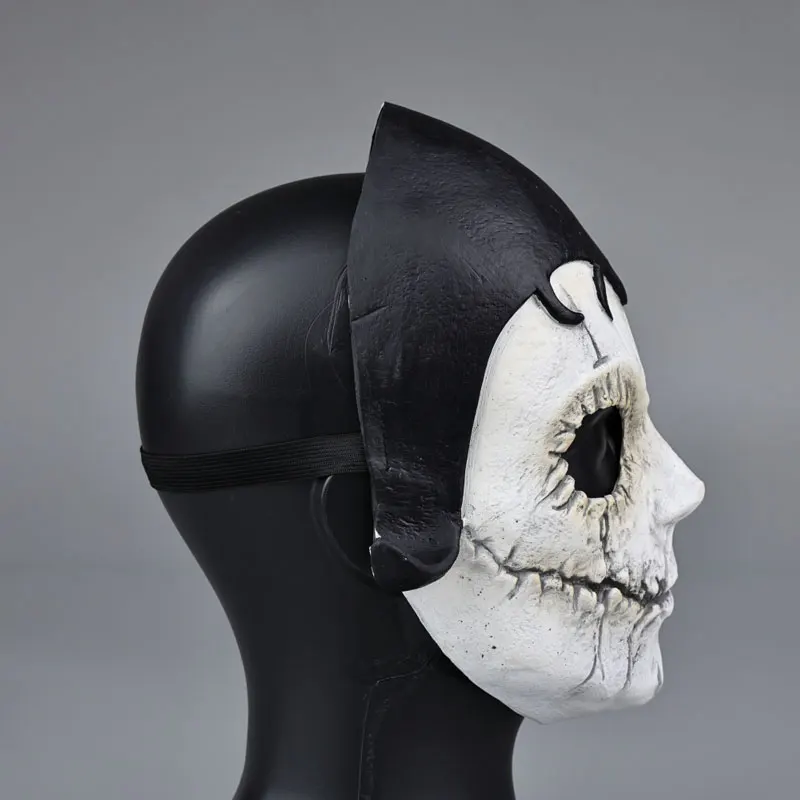 Máscara de Cosplay de TV Wednesday Agnes DeMille, casco de látex de terror para adultos, accesorio de fantasma aterrador para Halloween, actuación de mascarada