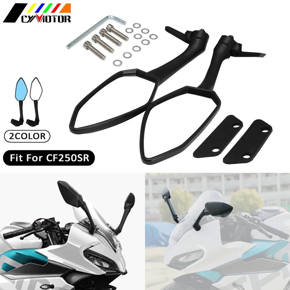 

Motorcycle Rear view Mirror Left Right Rearview Mirrors For Cfmoto Spring Breeze 250SR 250 SR ABS CBS version