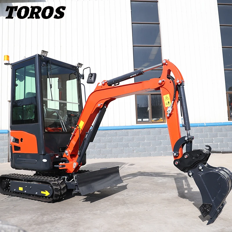 Smallest 1.8 ton Mini Excavator 2 ton Mini Digger 2 Ton Mini Bagger 2t Excavators For Home Use customized