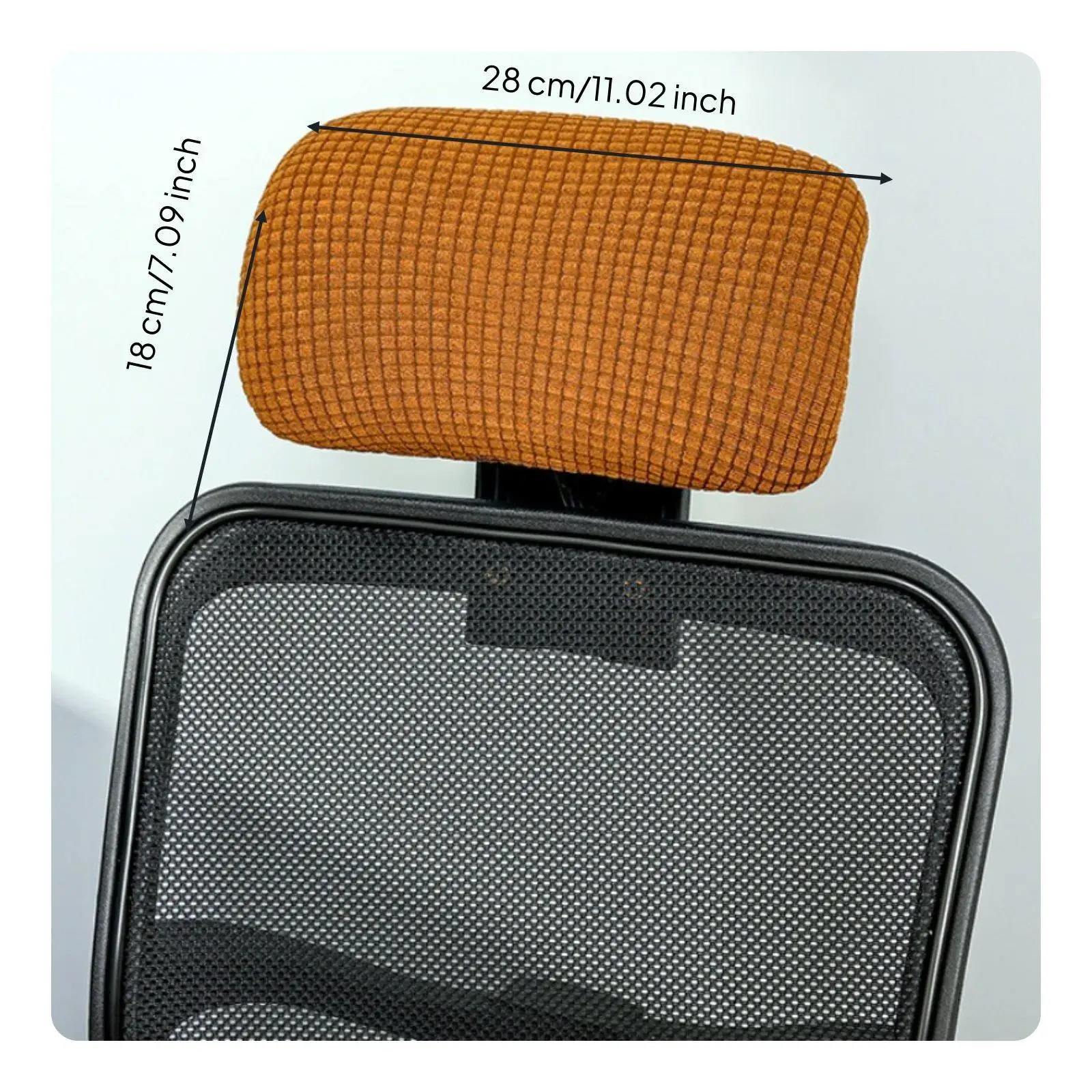 Skin Friendly Polyester Gaming Headrest Protector with Water Repellent Coating for Recliner Chair