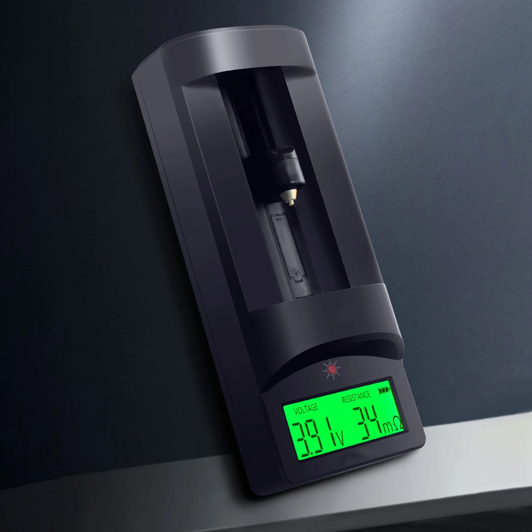 Imagem -05 - Display Digital Bateria Tensão Resistência Interna Tester Bateria de Lítio Universal Detecção aa 0-999mo 18650