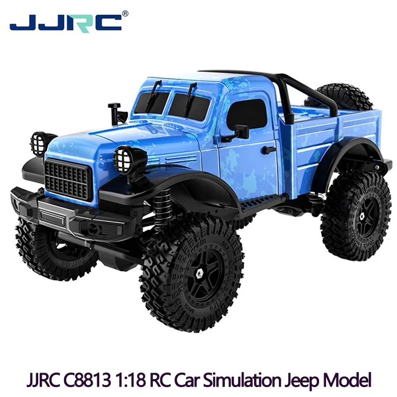 

JJRC C8813 1:18 Полномасштабная радиоуправляемая имитация модели джипа 2,4G 4WD Автомобиль с дистанционным управлением Мотор Альпинистская внедорожная модель автомобиля Игрушки