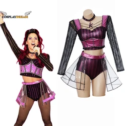 SIX the Musical Cosplay Katherine Howard Costume Top Skirt Set Performance Set Halloween Costume Music Festival Outfits for Wome