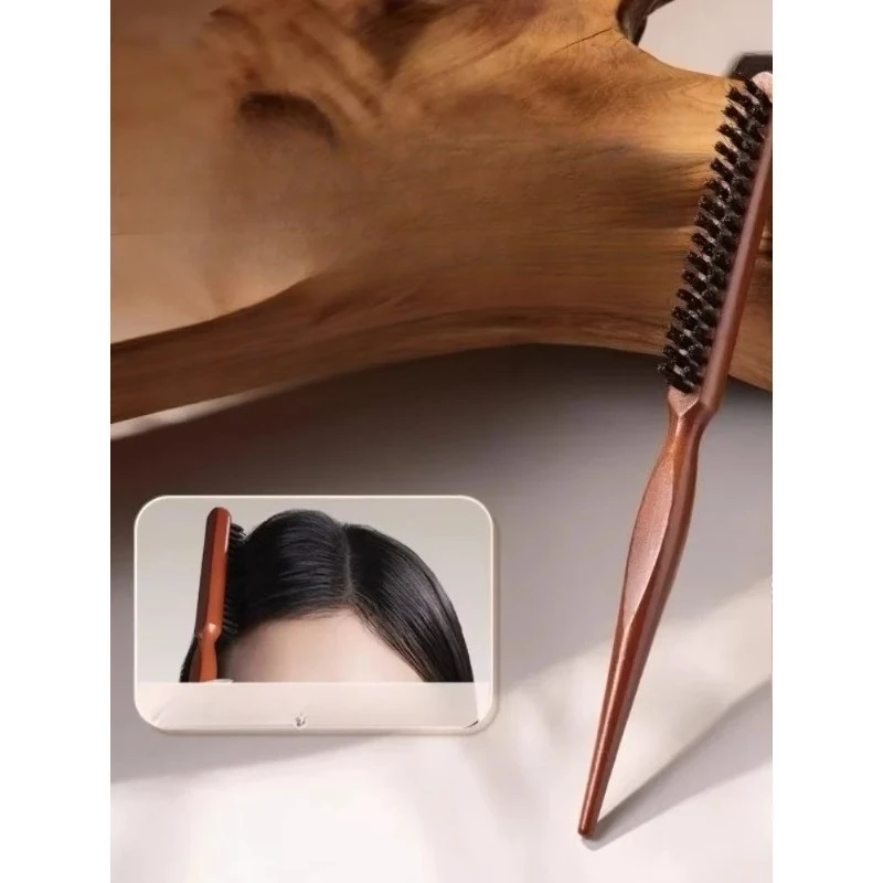 Anti-Static Barber Hair Comb with Handle Scalp Massage Styling Tool Fluffy Hair Brush for Hairdressers