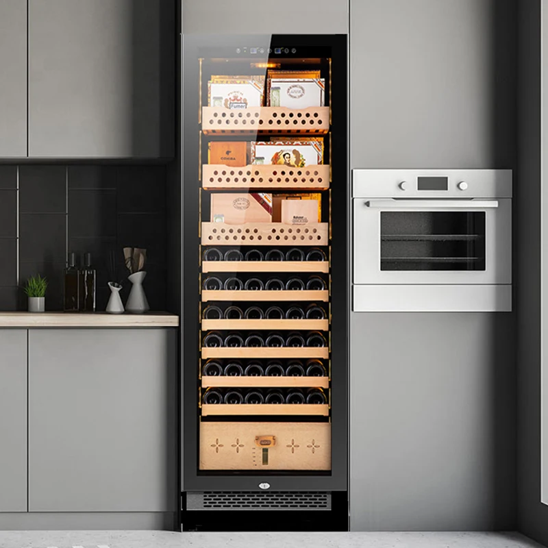 

Compressor Cooling Cigar Humidor Electric Home Luxury Commercial Cigar Humidor Cabinet for Sale