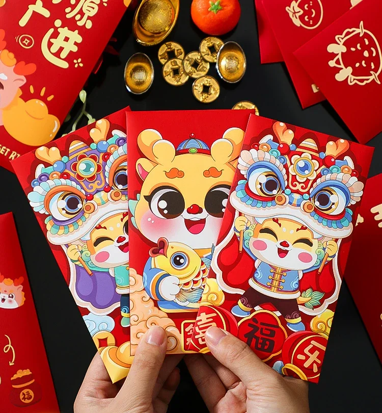 New Year red envelope bag Spring Festival children's cartoon thousand yuan pressure year old personality creative Li is sealed