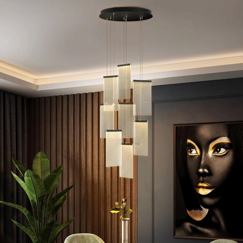 Nordic home decor dining room Pendant lamp lights indoor lighting stair lamp hanging light chandelier lamps for living room