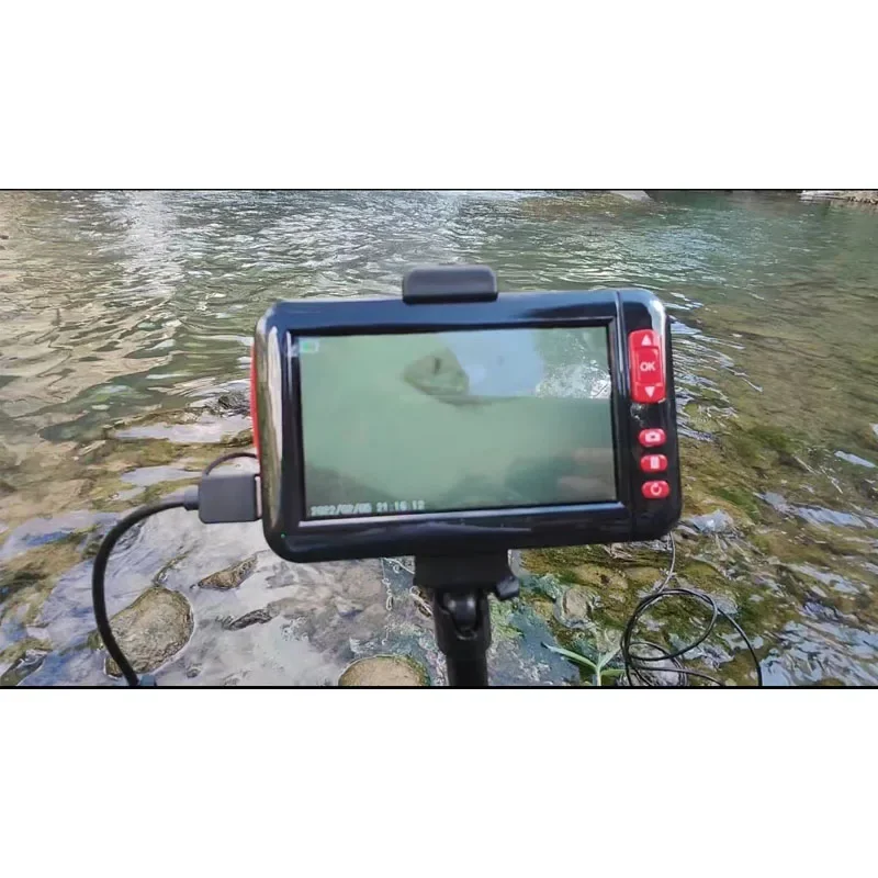 Imagem -05 - Câmera de Pesca com Resolução 1080p com Tela à Prova Dágua Ip67 70 ° Fato de Tiro para Observação de Peixes em Ampla Gama de Ambientes