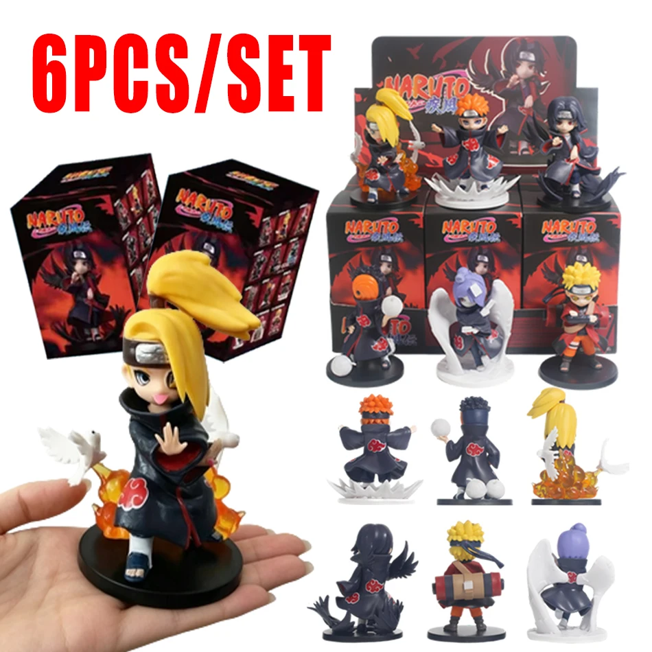 

Naruto Shippuden Vs. Akatsuki Series Figurines Blind Box Doll Model Anime Figure Surprise Gift