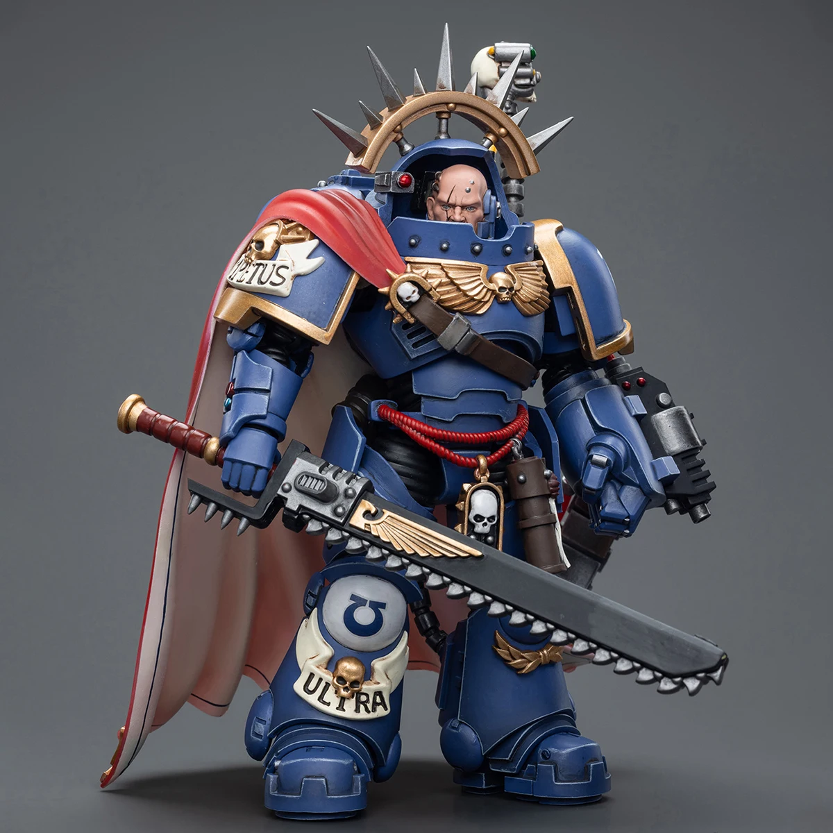 HIPLAY JOYTOY Warhammer 40K 1/18 Ultramarines Captain in Gravis Armor Action Figure