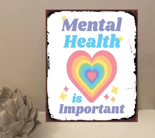 1x Mental Important Quote Metal Plaque Sign Gift House Novelty (mt607) --Tin Sign